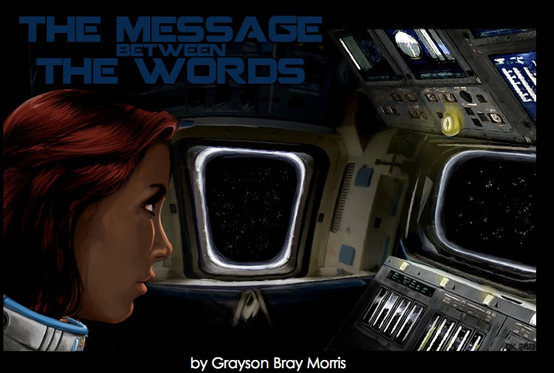 Custom story artwork copyright Darryl Knickrehm for The Message Between the Words by Grayson Bray Morris